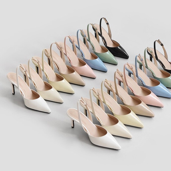 SAPPUN Twili Enamel Slingback Heel (WHITE) - Picture 11 of 15